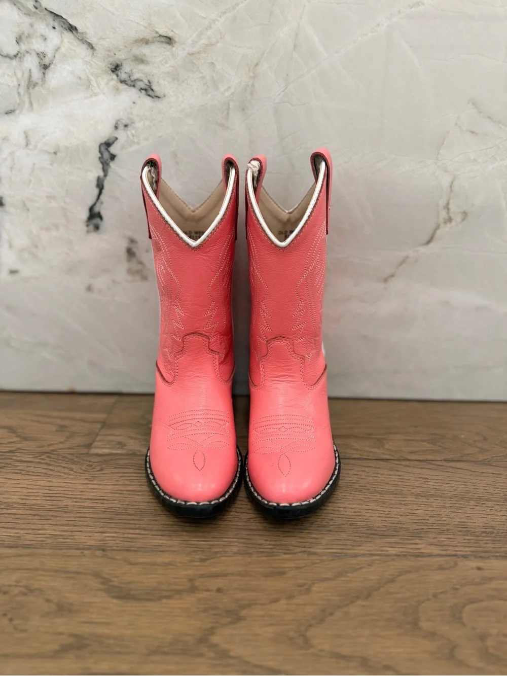 Old West Pink Girls' Cowgirl Boots